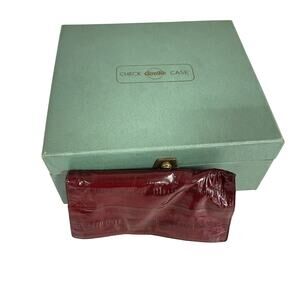 Vintage Amfile Green Canceled Check Case Month Dividers Amberg File - LN